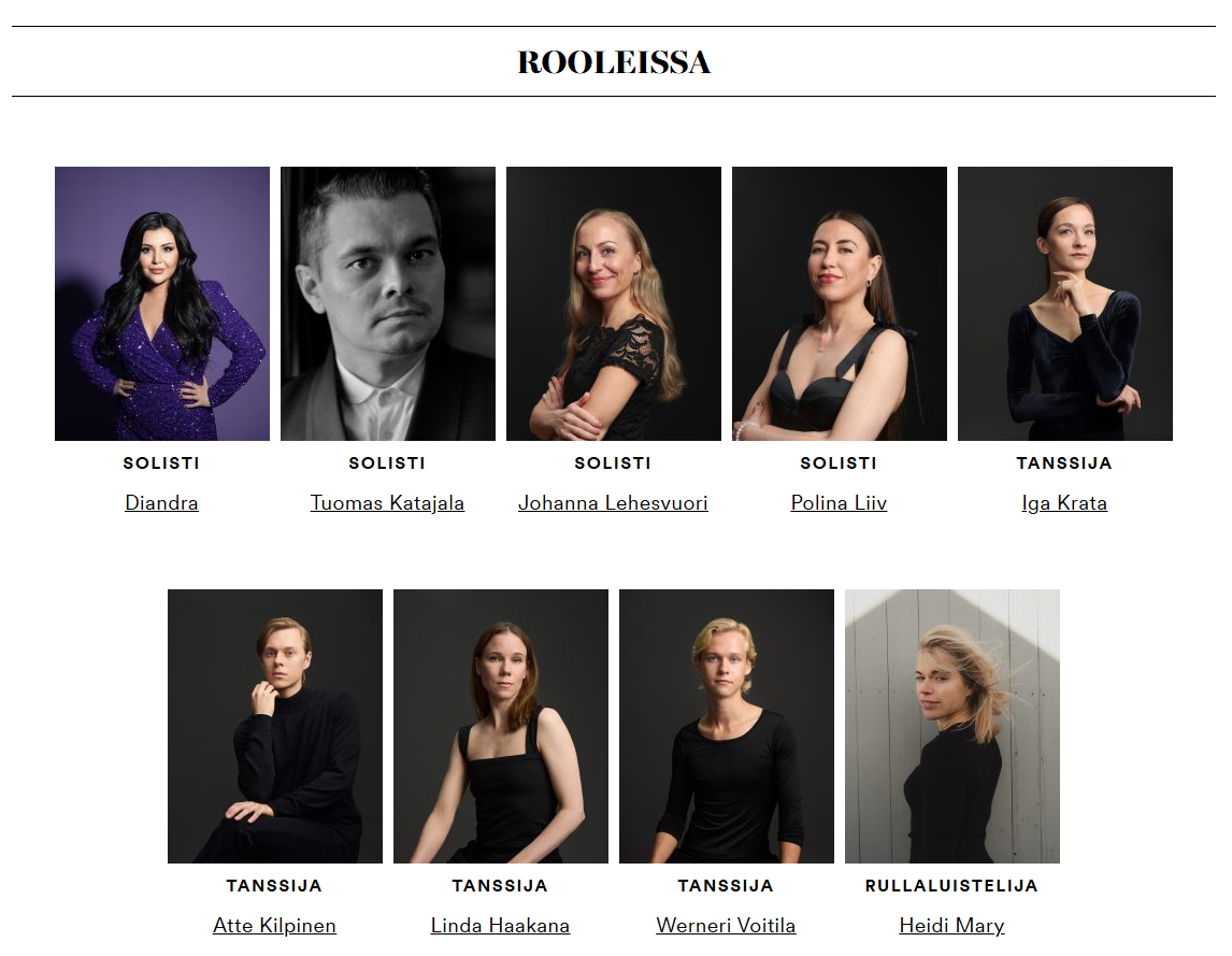Oopperan ja baletin joulu, 17.12. klo 19.00